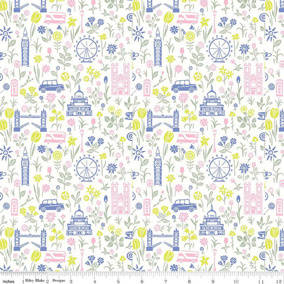 Liberty of London London Parks Collection - Summer in the City in Pastels