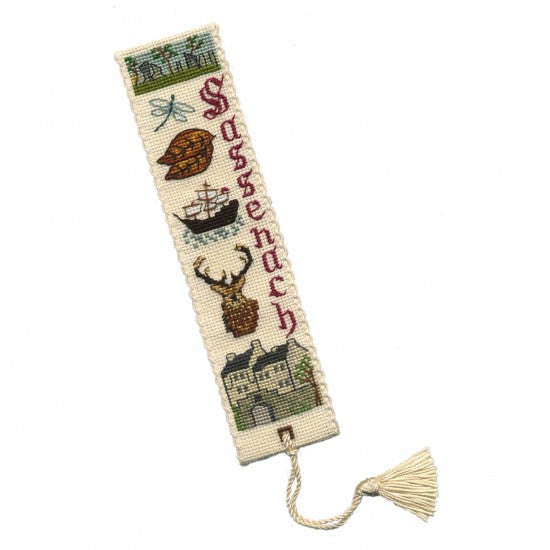 British Textile Heritage Cross-stitch Bookmark kit - Outlander Inspired