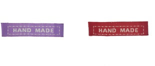 "HAND MADE" labels for your knitting and crafts