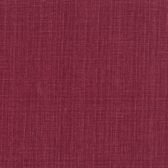 Close-up view of a fabric with a cross-hatch texture in a wine color, showcasing its slub texture.