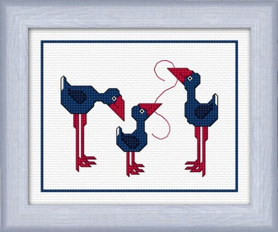 Craftco Cross-stitch kit - Pukeko Family