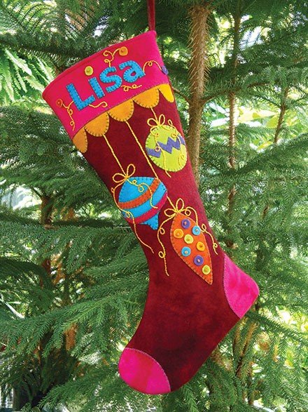 WoolyLady Sewing Patterns - You Could Even Say It Glows Christmas Stocking Pattern