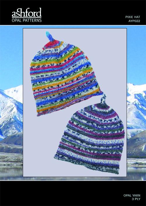 Opal Yarn pattern - Pixie Hat in 4-Ply / Fingering