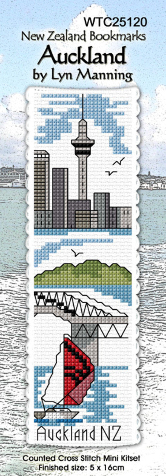 CraftCo Cross-stitch bookmark kit - Auckland