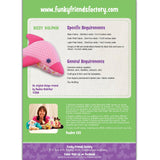 Funky Friends Soft Toy Pattern - Dizzy Dolphin