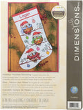 Dimensions Counted Cross Stitch Kit - Christmas Stocking Holiday Hooties