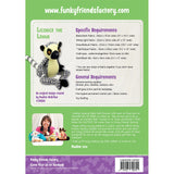 Funky Friends Soft Toy Pattern - Licorice the Lemur