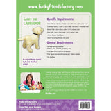 Funky Friends Soft Toy Pattern - Lucky the Labrador