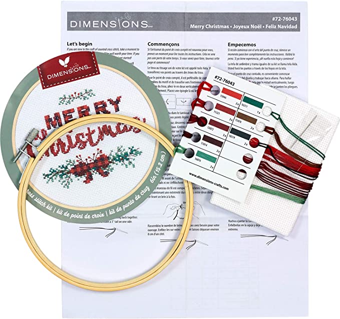 Merry Christmas  Cross Stitch Kit