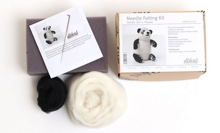 Needle Felting Kit - Make Your Own Panda! – NZ Fabrics & Yarn