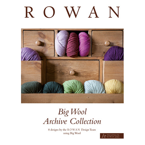 Rowan Knitting Booklet - Big Wool Archive Collection - 8 Designs by the Rowan Design Team using Rowan Big Wool