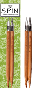 ChiaoGoo - SPIN Bamboo Interchangeable Circular Needle Tips 13 cm Patina colour