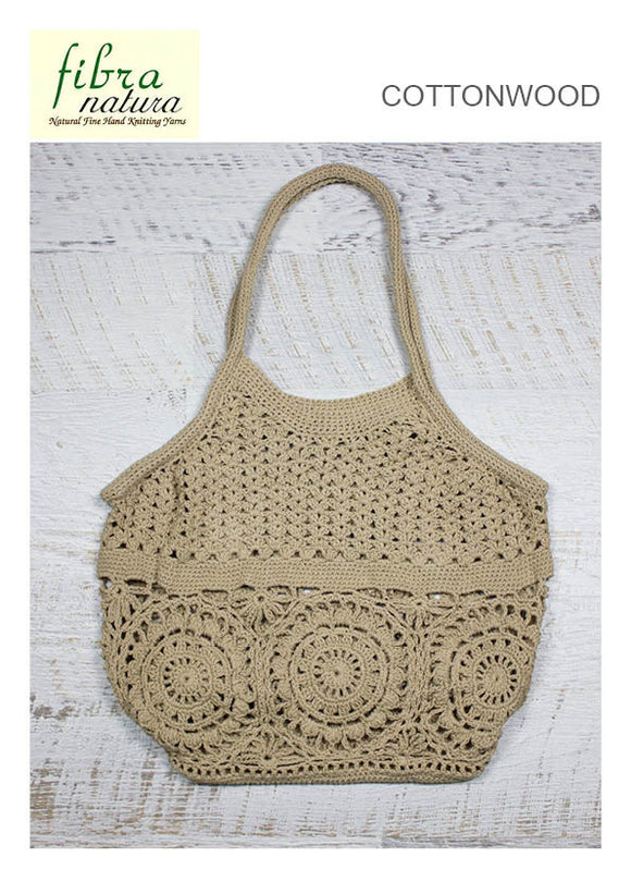 Fibra Natura TX377 - Crochet Bag in 8-ply / DK Cotton or Cotton-Blend
