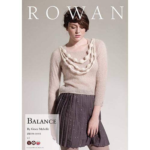 Rowan Knitting Pattern - Balance by Grace Melville using Kidsilk Haze