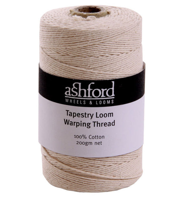 Ashford Tapestry Loom Warping Thread / 200gm cones 100% cotton