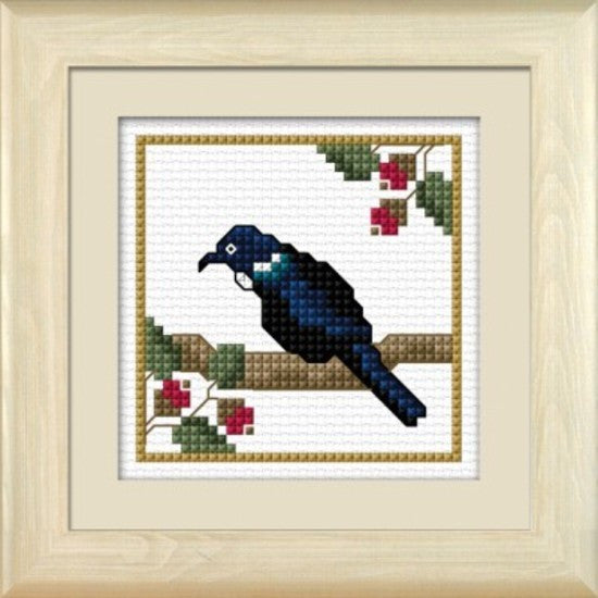 CraftCo Cross-stitch kit - Tui, the Parsons Bird