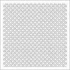 Daruma - Pre-printed Sashiko Fabric in Forest design on White Background