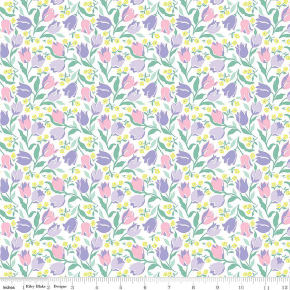Liberty of London London Parks Collection - Tulip Triumph in Pastels