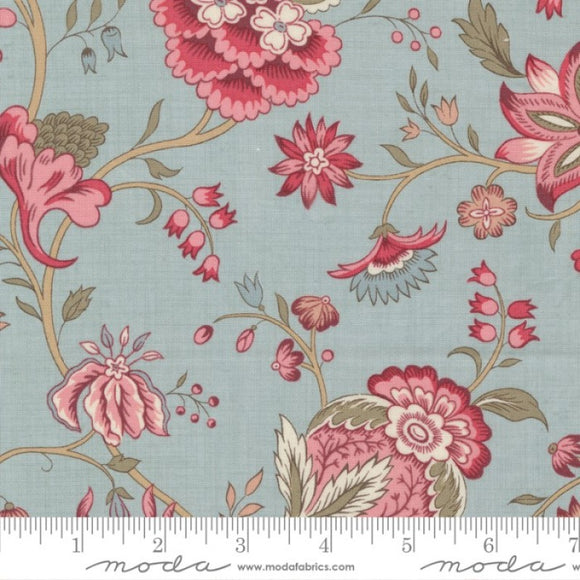 French General Antoinette Collection - Cecile on Ciel Blue