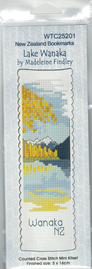 CraftCo Cross-stitch bookmark kit - Lake Wanaka