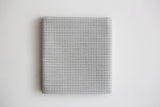 Daruma - Sashiko Fabric with Pre-printed Grid - Grey