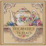 Dimensions Gold Collection Petites Counted Cross Stitch Kit - Treasured Friend Teapot