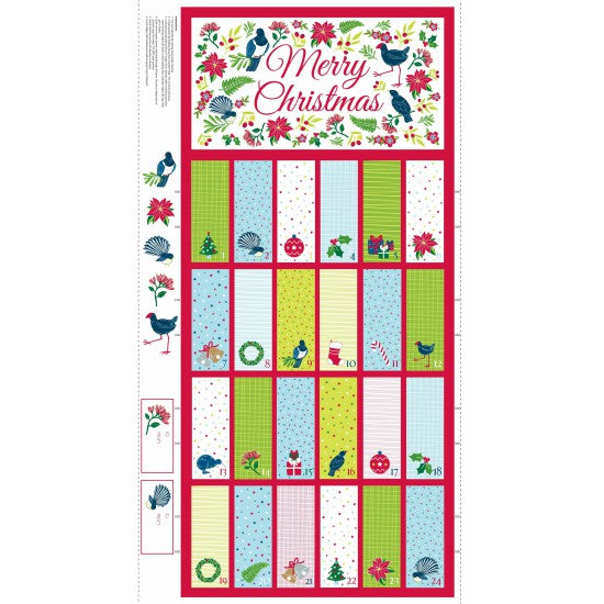 Christmas Advent Calendar - Have a very Kiwiana Christmas! (60 cm x 108 cm)