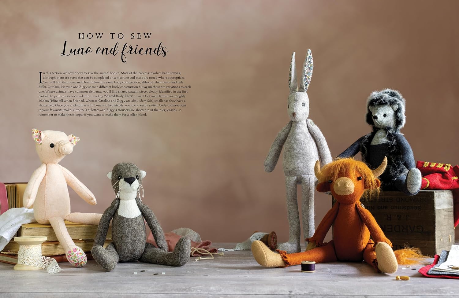 Luna Lapin and Friends, a Year of Making: Sewing patterns and stories from Luna's Little World