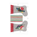 Kiwiana Christmas Stocking Panel - New Zealand Kereru & Tui (90 cm x 50 cm)