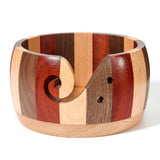 Wood Yarn Bowls - Lacquered, Three wood options available