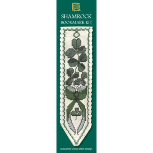 British Textile Heritage Cross-stitch Bookmark kit - Shamrock