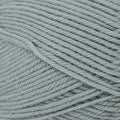 Close-up of light blue yarn with a slight sheen