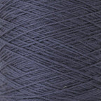 Close-up of a ball of navy blue yarn