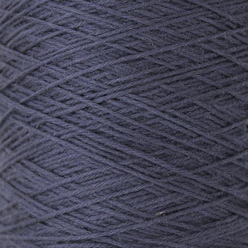Close-up of a ball of navy blue yarn