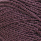 Close-up of a ball of dark purple yarn