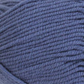 Close-up of blue yarn with visible texture