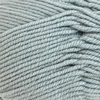Close-up of light blue yarn strands