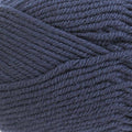 Close-up of dark blue yarn with visible texture