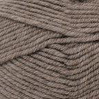 Close-up of brown yarn with visible texture