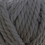 Close-up of chunky merino  charcoal yarn