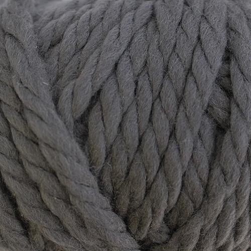 Close-up of chunky merino  charcoal yarn