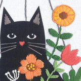 Dimensions Learn a Craft Embroidery Kit - Cat Planter (incudes hoop!)