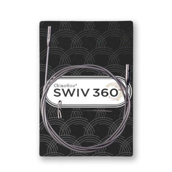 ChiaoGoo SWIV 360 knitting cable packaging on a white background