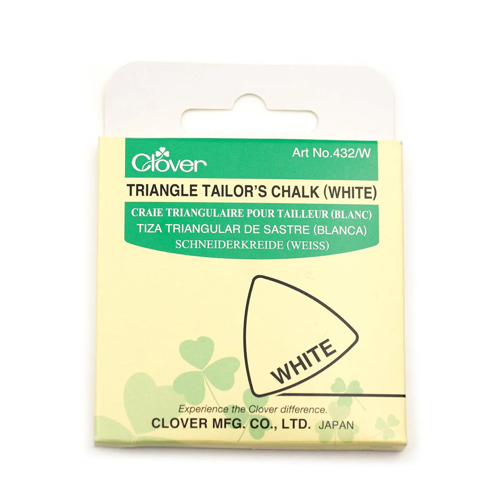 Packaging of Triangle Tailor's Chalk by Clover on a white background