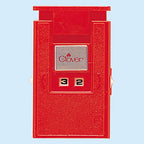Red Clover brand product with a silver label on a light blue background