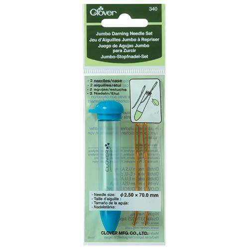 Clover jumbo darning needle set packaging on a white background