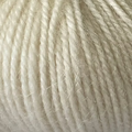Close-up of natural, undyed yarn with alpaca and merino