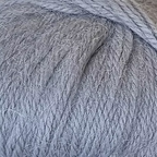 Close-up of grey-blue yarn with alpaca and merino