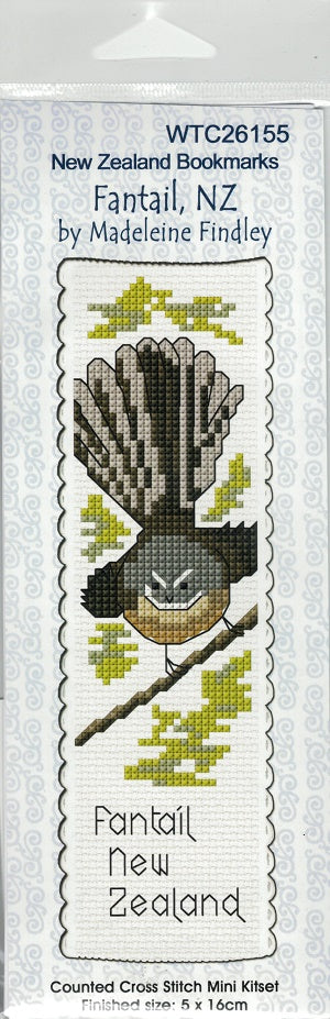 CraftCo Cross-stitch bookmark kit - Fantail