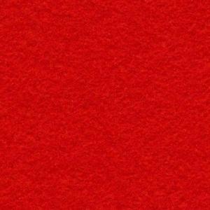 Wool rayon felt swatch in Christmas red